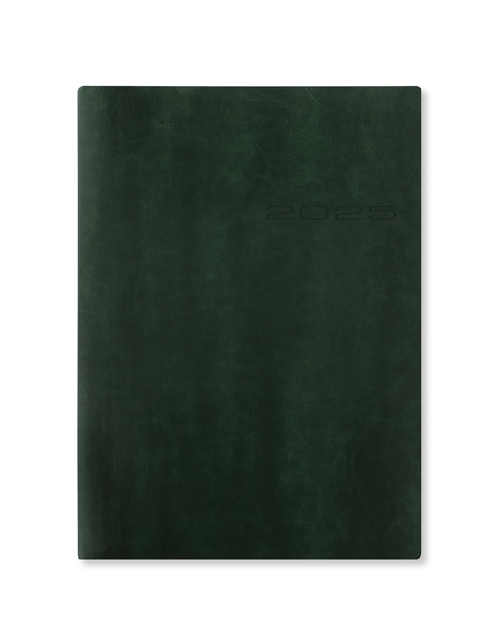 Letts of London Lecassa A5 week to view 2025 diary - British Racing Green