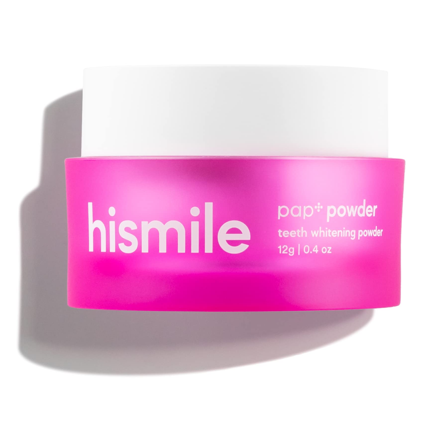 HISMILEPap+ Teeth Whitening Powder, Enamel Safe Whitening, Active Whitening Ingredients, Active Teeth Whitening, Tooth Powder for Sensitive Teeth, Advanced Stain Removal