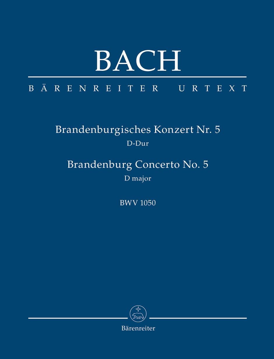 BARENREITER TASCHENPARTITUREN BACH J.S. - BRANDENBURG CONCERTO N°5 BWV 1050 Classical sheets Pocket score