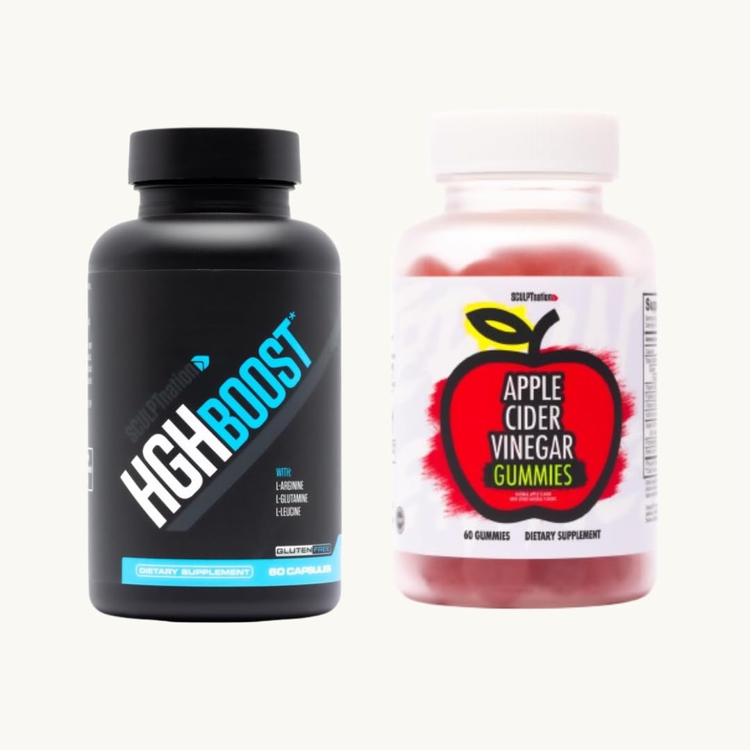 by V Shred HGH Boost and Apple Cider Vinegar Gummies Bundle