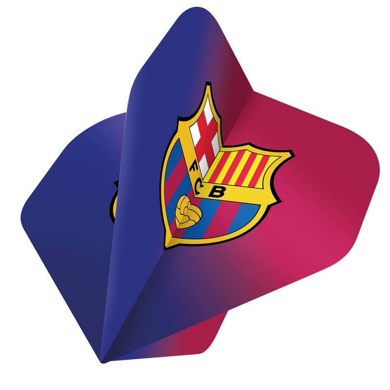 Darts CornerOfficially Licensed Barcelona Football Club Barca FC 100 Micron No 2 Shape Dart Flights, Available In Multiple Designs and Pack Sizes.