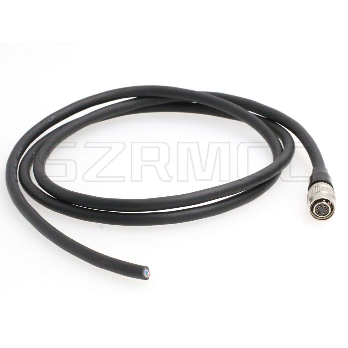 SZRMCC Hirose 6 pin Female to Open End I/O Cables HR10A-7P-6S Trigger Power Cable for Basler MED Ace Racer GigE Sony CCD XC-75 Allied Industrial Machine Vision Camera (1m)