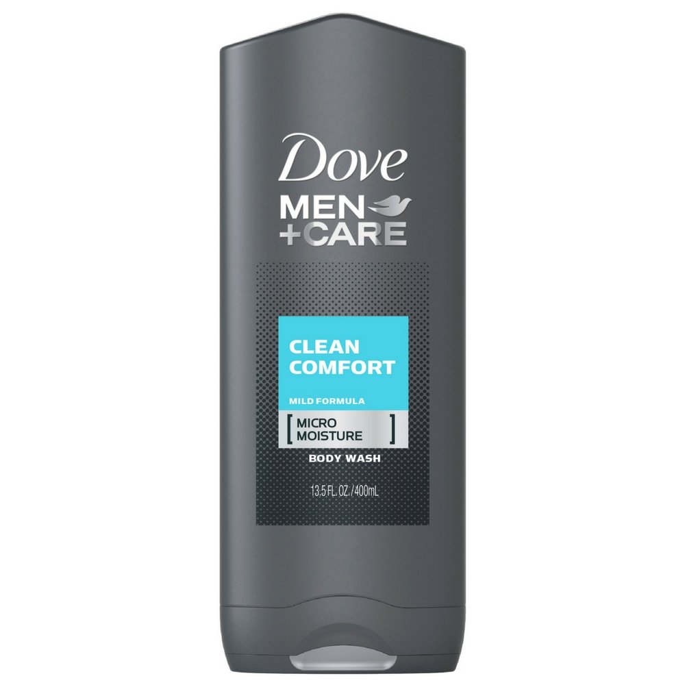 Dove Men + Care Body & Face Wash, Clean Comfort 13.50 oz (Pack of 2)