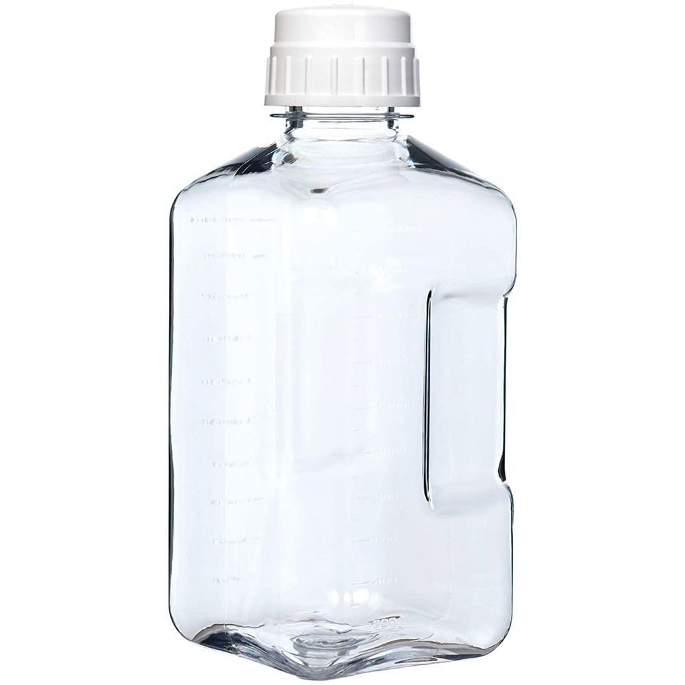 Nalgene Sustain Tritan BPA-Free Growler Bottle Made with Material Derived from 50% Plastic Waste, 64 OZ, Clear