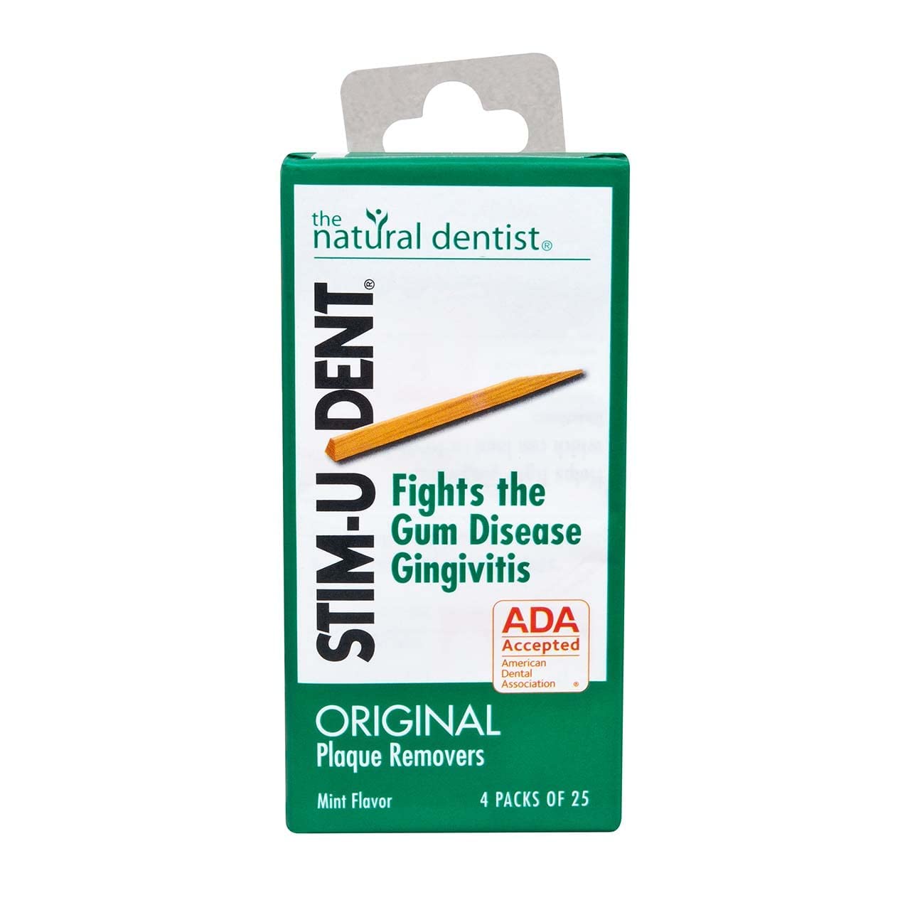 Natural Dentist Stim U Dent Original Mint 4 Packs of 25