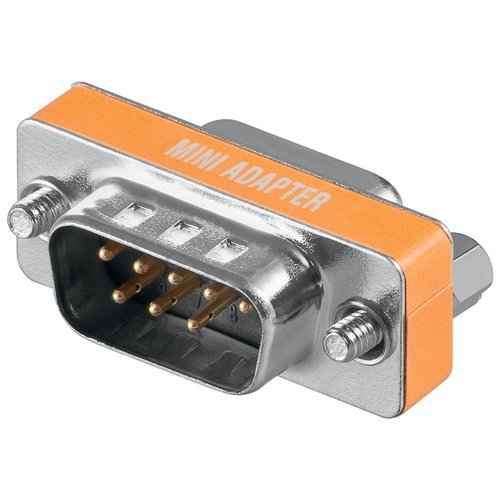 CABLEPELADO DB9 Series Null Modem Male to Male | Null Modem DB9 | Gender Change Adapter | DB9-M/M | 9-Pin | Phillips Pin-Out | Male to Male