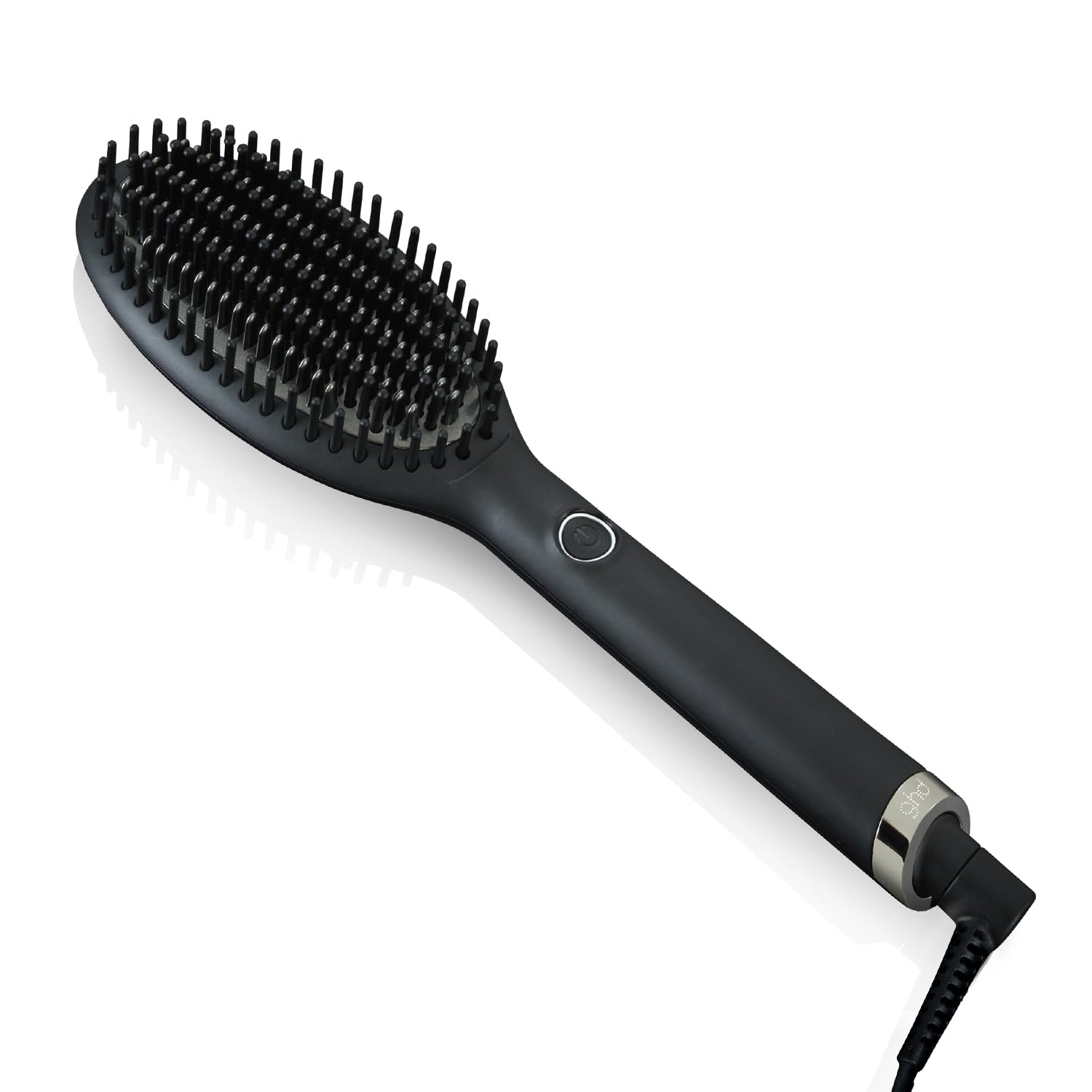 GHDGlide Hot Air Hair Brush Professional Smoothing Blow Dryer, Ceramic Hair Straightener, Styler, and Blow Dry Brush Black