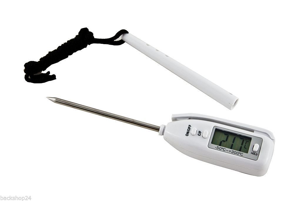 Möller-Therm Digital Thermometer, 165 X 30 cm, White, One Size