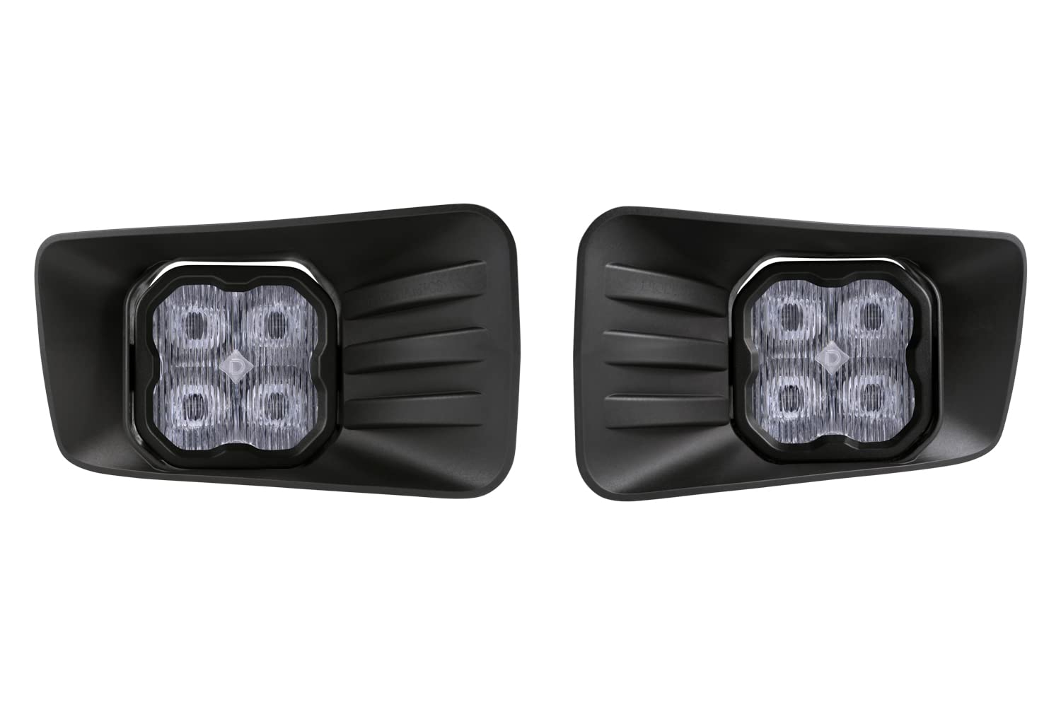 Diode Dynamics SS3 LED Fog Light Kit compatible with Chevrolet Silverado 2007-2015, White SAE Fog Sport