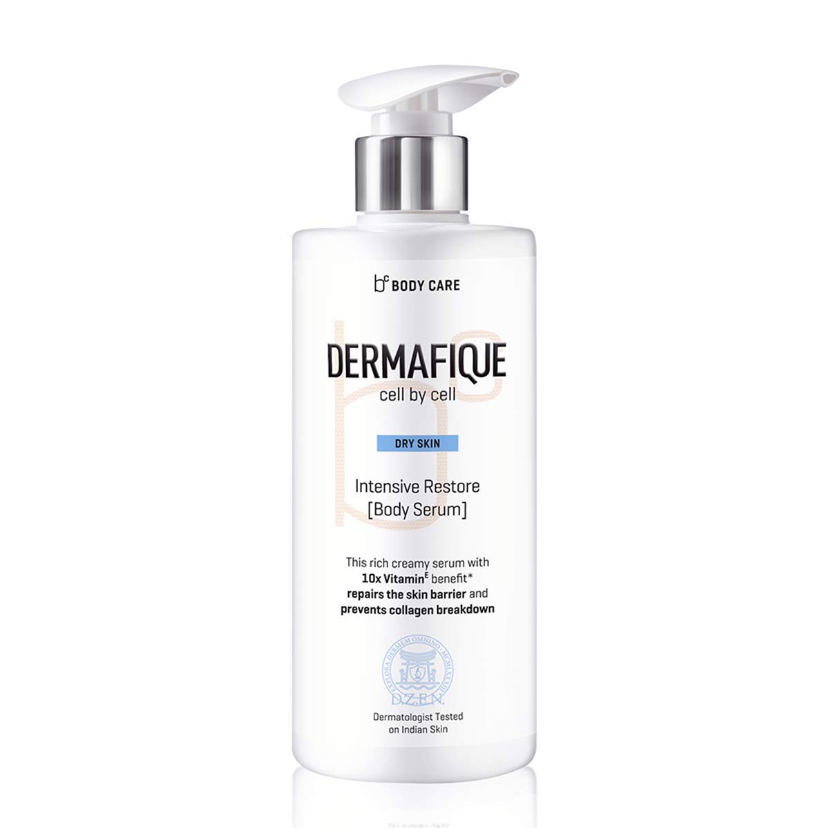 Dermafique Intensive Restore Body Lotion Serum with Vitamin E – 300ml, Body Lotion for Dry Skin, with 10x Vitamin E Benefits & Deep Hydration, Moisturizer for Body | Dermatologist Tested