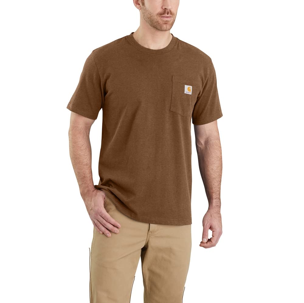 CarharttMen's Relaxed Fit Heavyweight Short-Sleeve Pocket T-Shirt