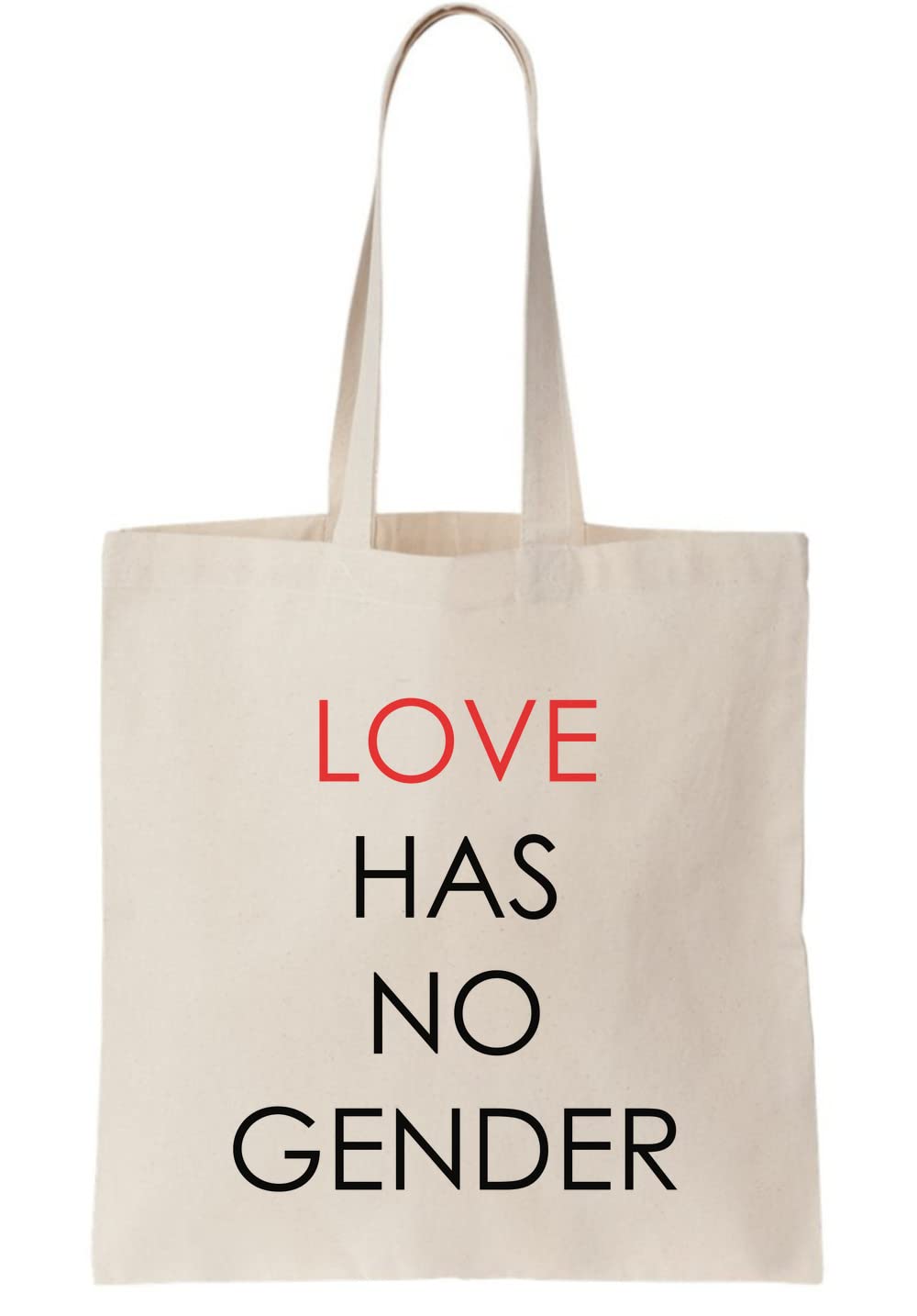 Love Has No Gender Canvas Tote Bag