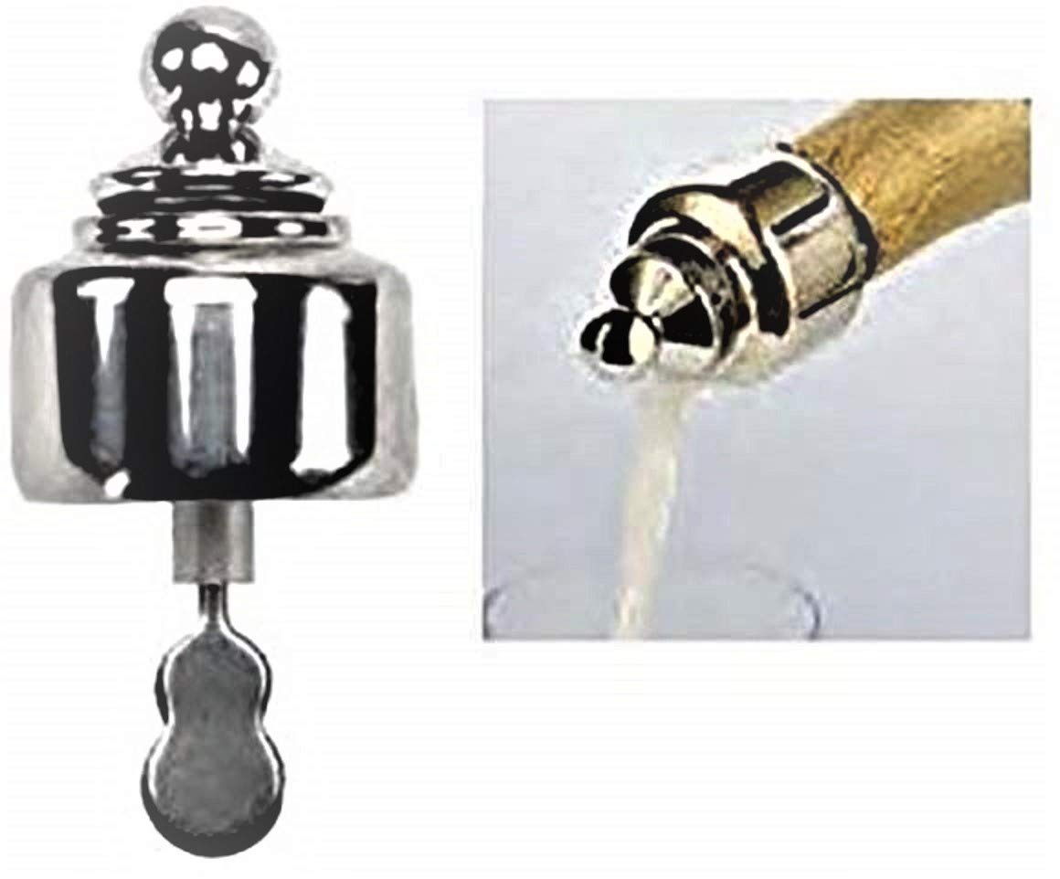 Franmara Automatically Closing Champagne Pourer and Stopper