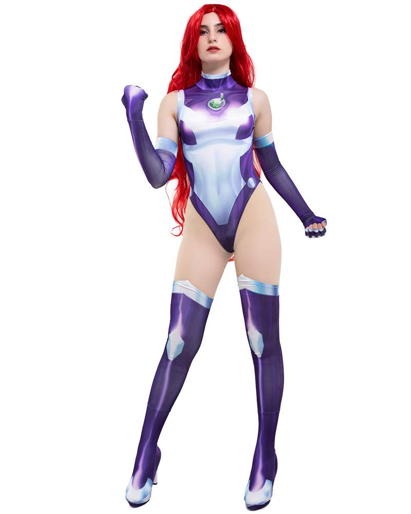 Cosplay.fm Women's Super Speed Cosplay 3D Printed Bodysuit Costume