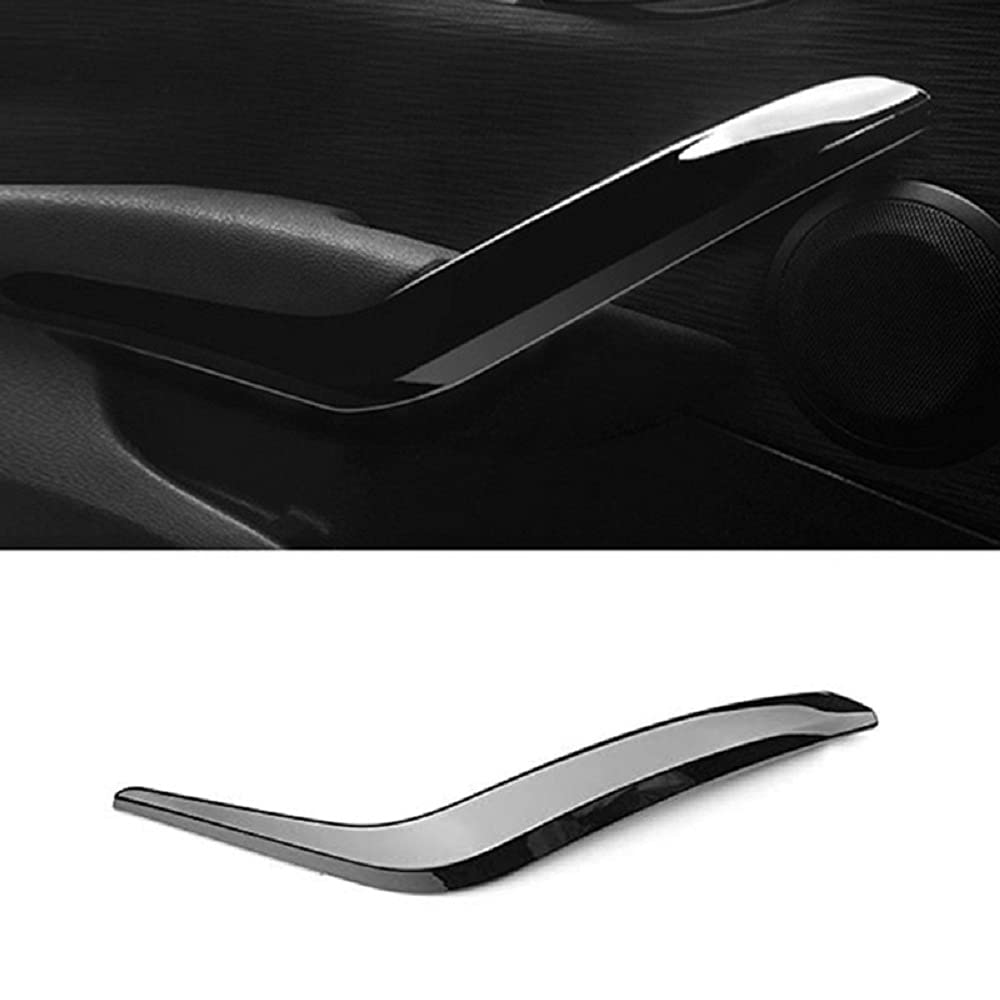 SiegenPro BMW X1 E84 Door Handle Cover Replacement Left Side Right Side Inner Door Grab Handle Cover Door Armrest Bracket Door Pull Handle Grab for BMW X1 E84 2008-2015 (Piano Black, Left Side)