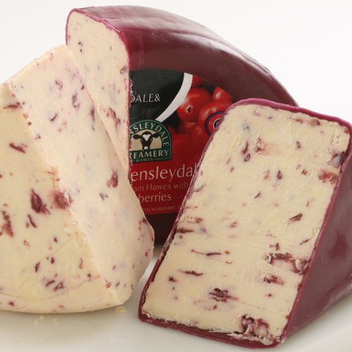 igourmet English Wensleydale Cheese with Cranberries (7.5 ounce)