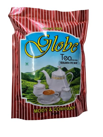 Globe Tea Assam Golden CTC Bop Powder 1 kg