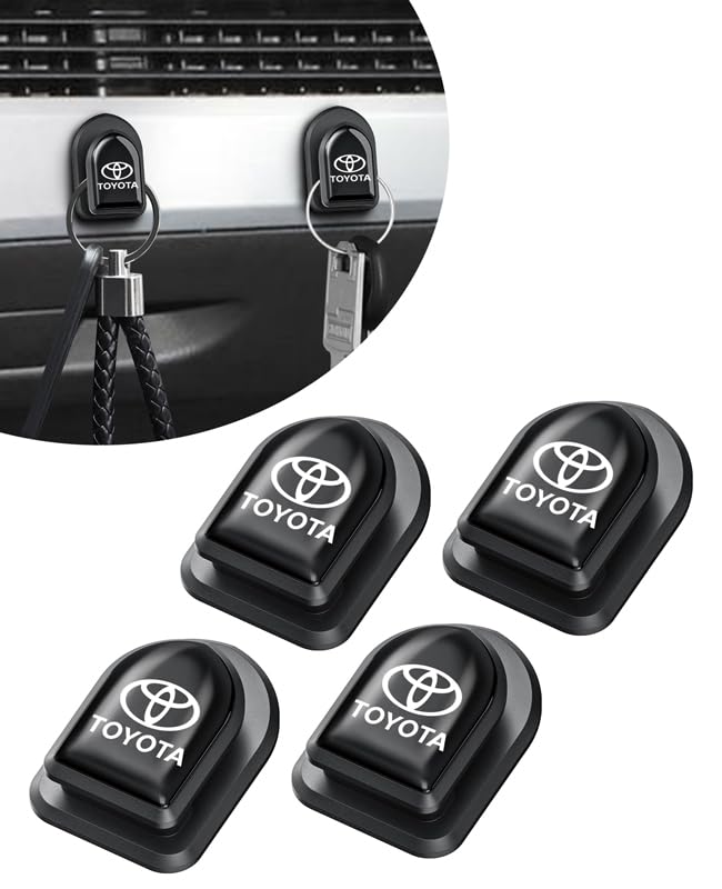 Car Sticky Hooks for Toyota Avalon Camry Prius Avalon Corolla RAV4 Highlander, Multifunctional Adhesive Hooks Hanging Car Storage Hooks for Key USB Cable Earphone Cable Holder, interier accessories