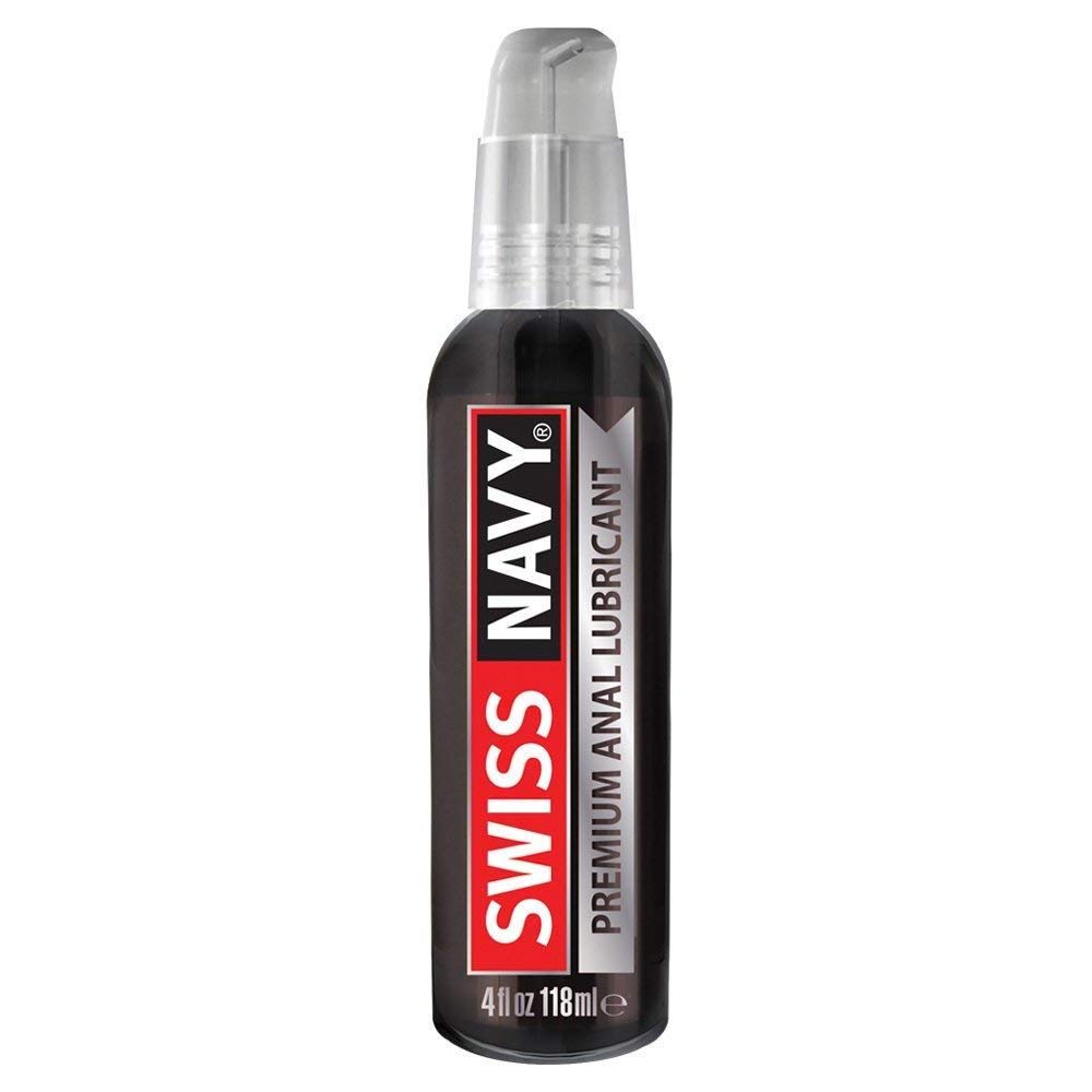 SWISS NAVY - Premium Silicone-Based Anal Lubricant - Long-Lasting Silky-Smooth Formula - Quality Ingredients for Amazing Results - 118ml