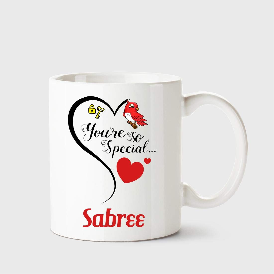 Chanakya You're so Special Sabree White Coffee Name Ceramic Mug