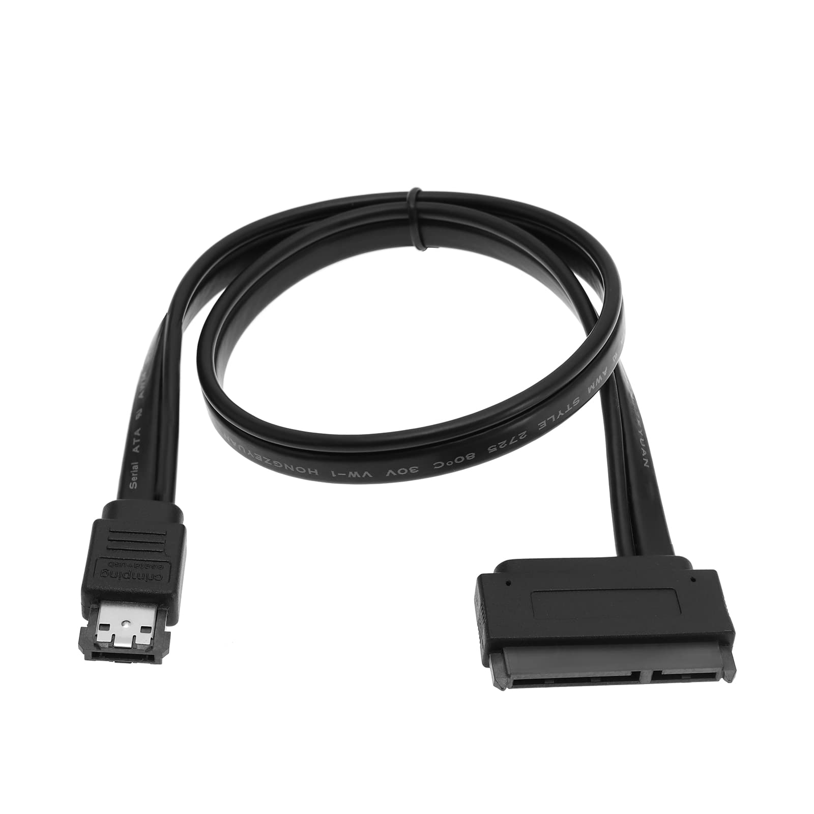 Micro Traders Power ESATA Cable 12V and 5V eSATAp ESATA USB 2.0 Combo to 22 Pin SATA Cable for 2.5" 3.5" Hard Disk Drive Extension Converter Cable 50cm