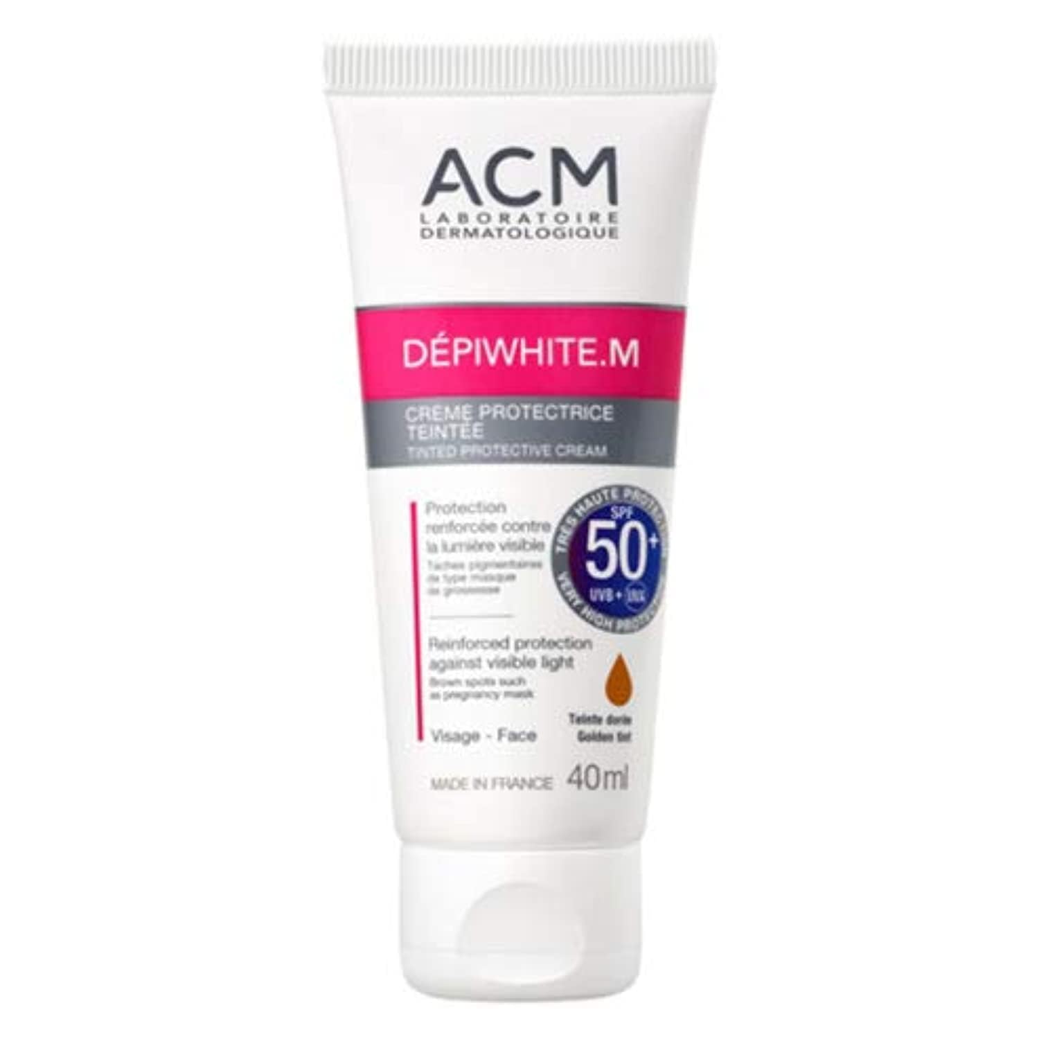 ACM Labo DEPIWHITE M TINTED CREAM SPF50+ TINTED PROTECTIVE CREAM 40ml