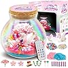 Unicorn Terrarium Crafts Kit for Girls - Make Your OWN Unicorn Night Light with 16 Modes LED Remote Control Birthday Gifts Creativity DIY Toys for Ages 3 4 5 6 7 8 9 10 3-5 4-6 5-7 6-8 Year Old Kids