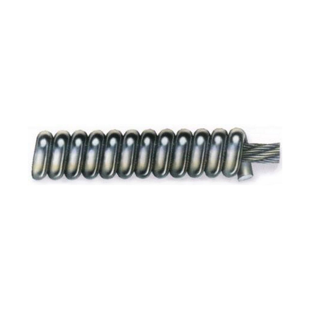 GENERAL WIRE SPRING GIDDS-214102 Pipe Cleaners Drain Cleaning Cable 1/4" x 25', With El Basic Plug Head - 214102