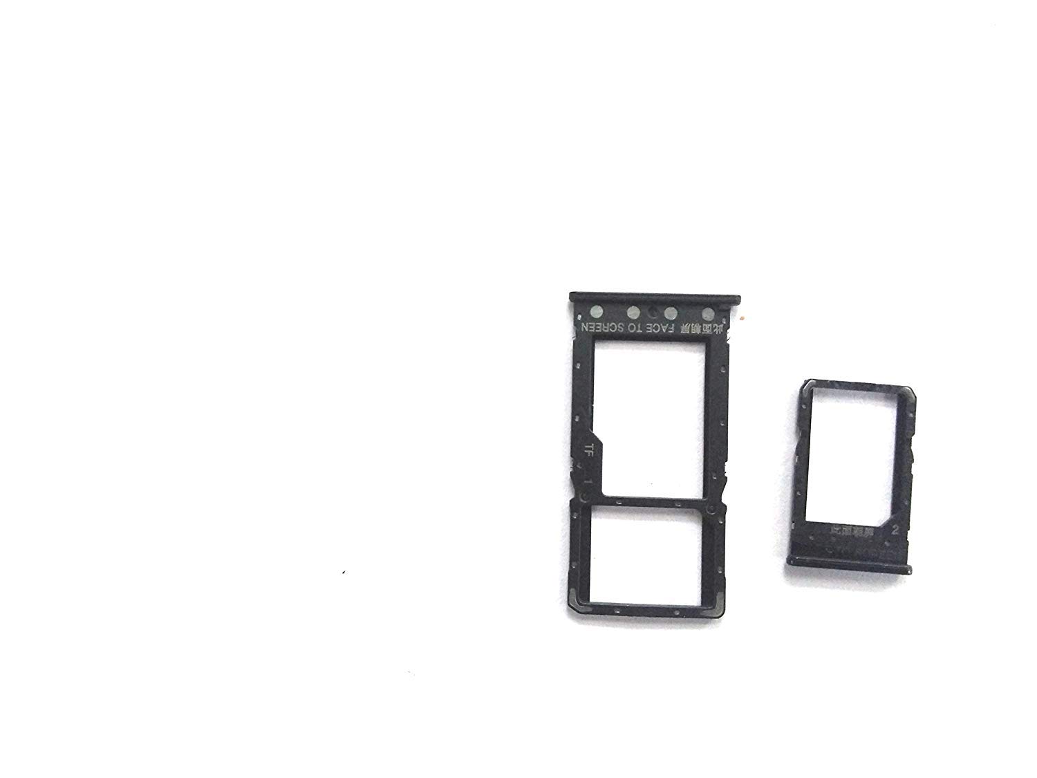 ROBO SIM Tray Sim Card Slot Holder Compatible with Xiaomi Redmi 6A : Black