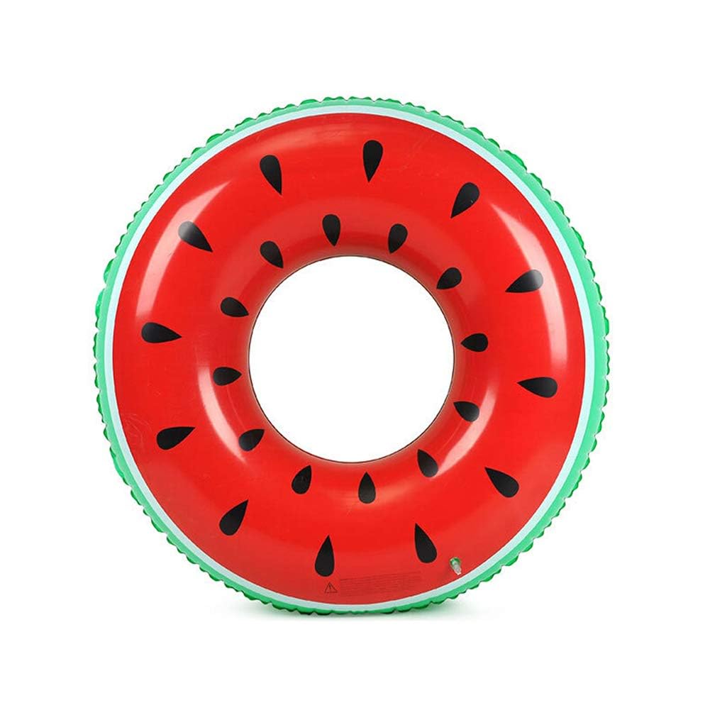 Vietnam Watermelon Pool Floats for Kids Adults, Inflatable Swim Rings Swimming Pool Float Tube Round Shaped Swimming Tube Water Fun Beach Pool Toys for Summer Party. 80cm(Watermelon)