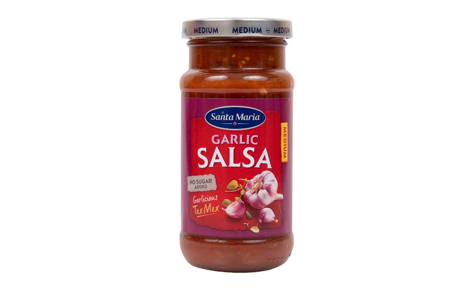 Santa Maria Medium Garlic Salsa 230g