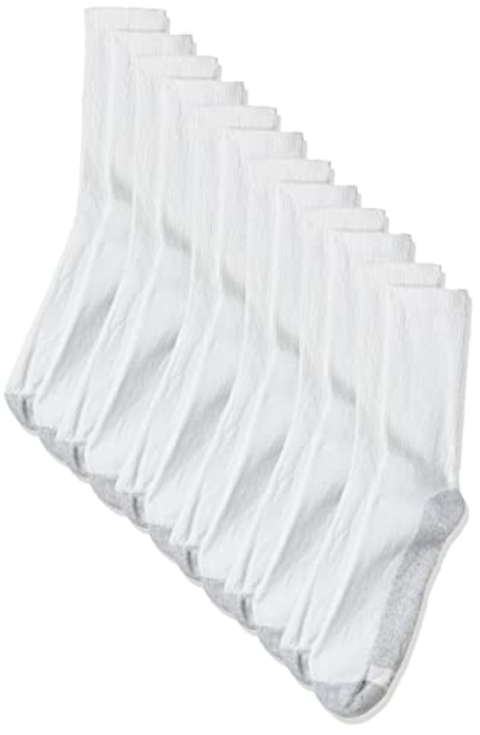 Hanes Men's 6-12 6-Pack Cushion Crew Socks