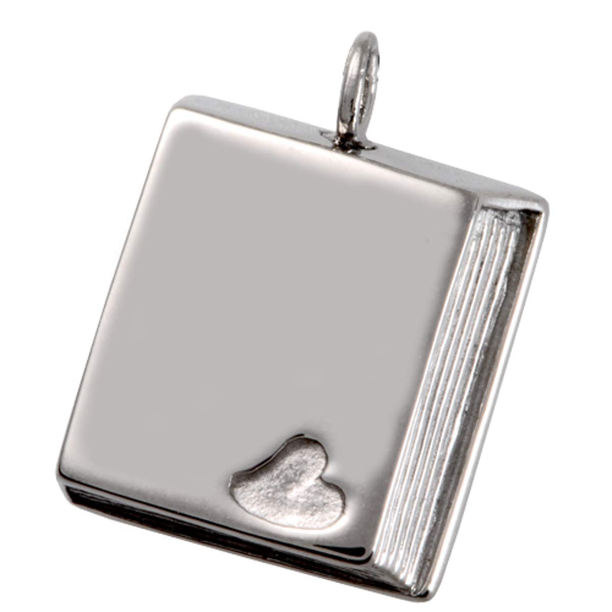 Memorial Gallery Stainless Steel Cremation Urn Jewelry (Book of Love)