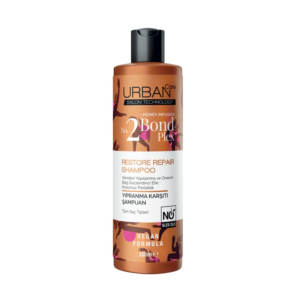 URBAN Care No.2 Bond Plex Anti-Wear Hair Care Shampoo Sulphate Free 350ml - Vegan