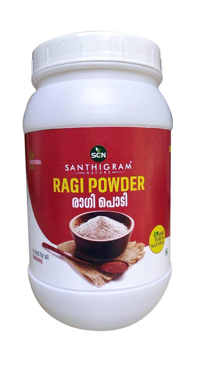 YUJI Organic Sprouted Ragi Flour/Finger Millet Flour 400g Without Chemicals, Pesticides,