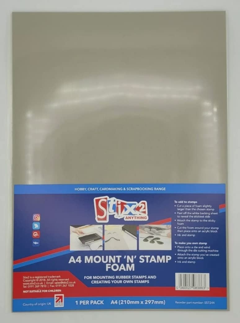 Stix2Mount n Stamp Foam, A4 sheet by Stix2