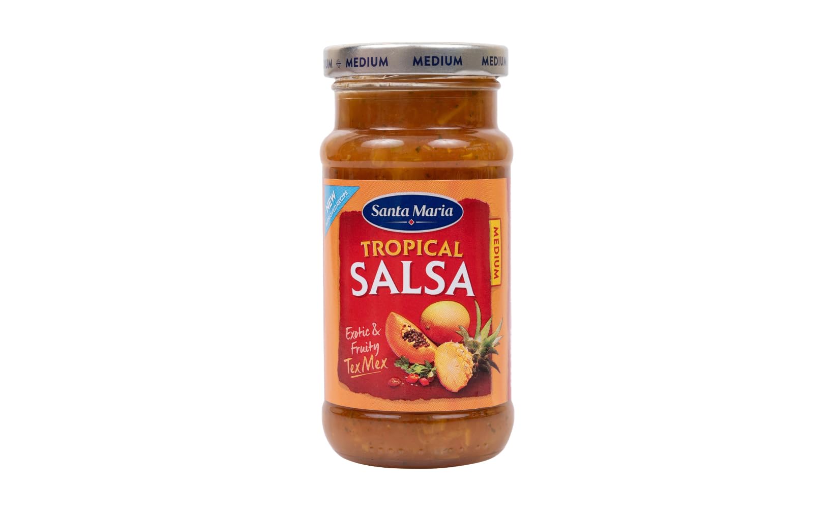 Santa MariaTex Mex Tropical Salsa Medium 230 g