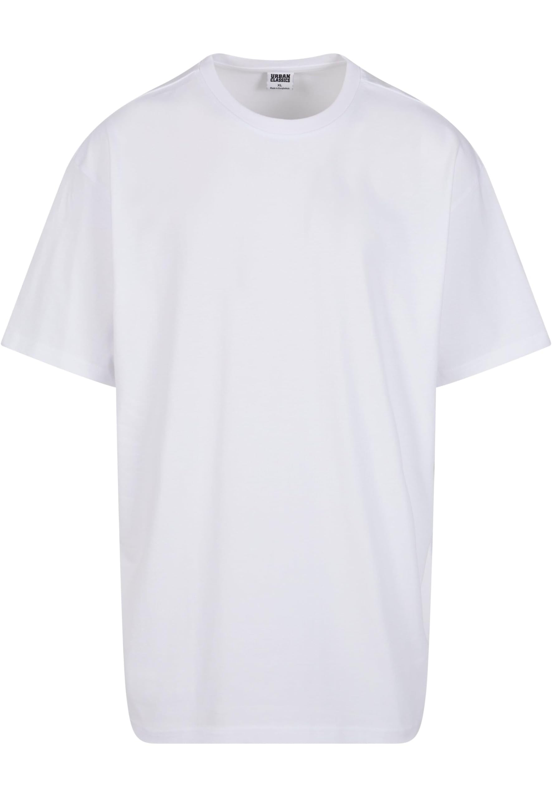 Urban ClassicsMen Basic Oversized T-Shirt Wide Cut, Long Tee, Short Sleeves Shirt with Crew Neck, 100% Jersey Cotton