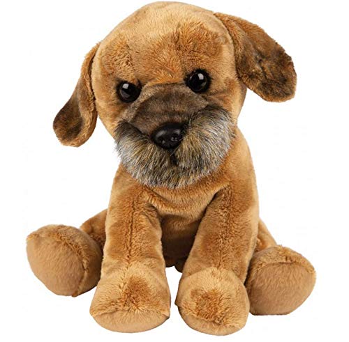 Suki Gifts International - Medium Sitting Dog, Border Terrier (12159), Brown