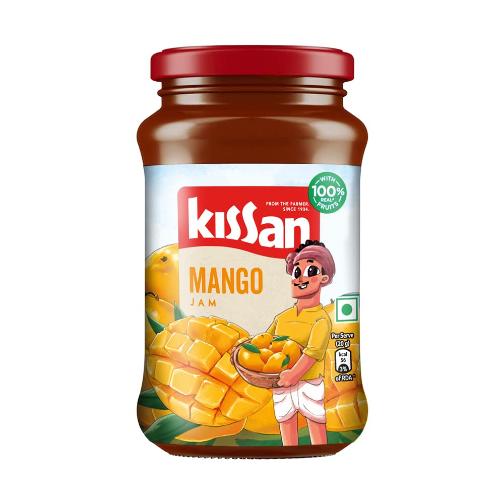 Kissan Mango Jam, 490g Jar