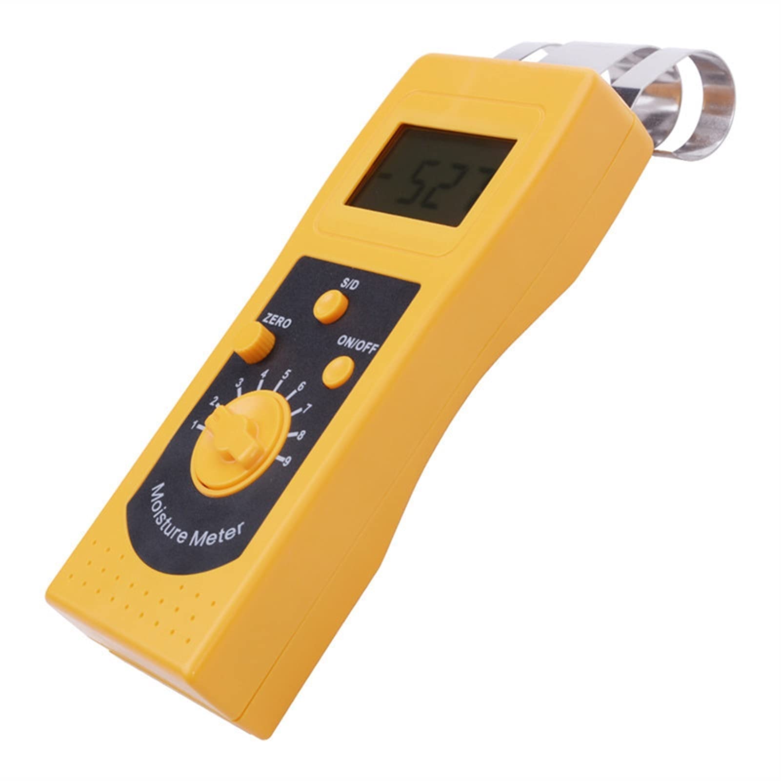 OKOKOZMoisture Meters, Material Moisture Tester Induction Wood Moisture Analyzer Wood Product Temperature Measuring Instrument Non-Destructive Moisture Detection