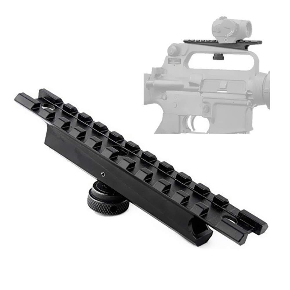 Tactical .223 M4 / M16 Carry Handle Adapter Rail Mount 11 Slots Optic Weaverer Picatinny Scope Base 20mm AR Flat Top