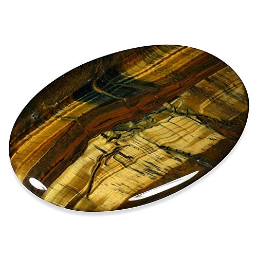 Cuonna Gems Gallery Superb Color & Shape 7.20 Carat Tiger Eye Stone With Certificate