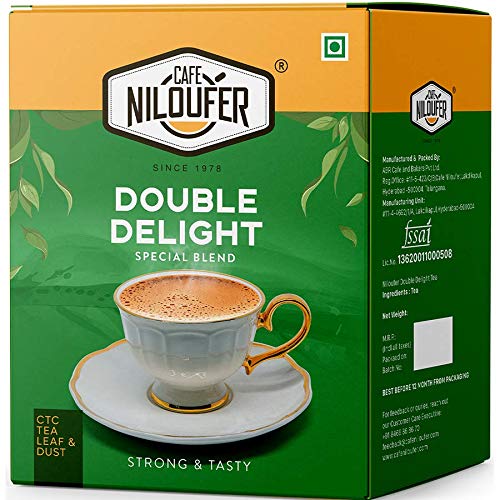 Cafe Niloufer Niloufer Double Delight Tea Powder - Strong & Tasty (250 Gms) - Black Tea