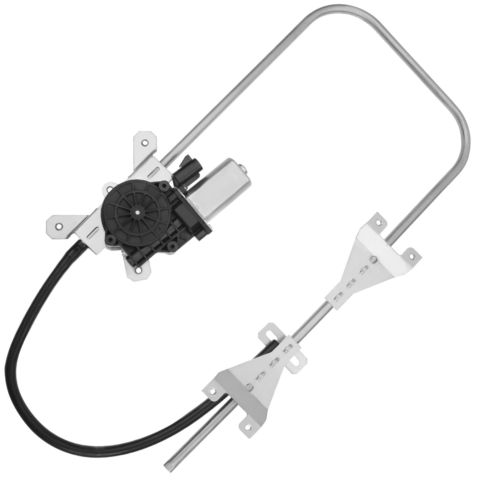 A-Premium Power Electric Window Regulator with Motor Compatible with Terex Muncy Bentz Cab Roll Full Travel Left Driver Side