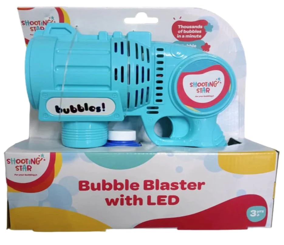 Fratelli Shooting Star Bubble Blaster with LED (Blue) from Reliance Brands