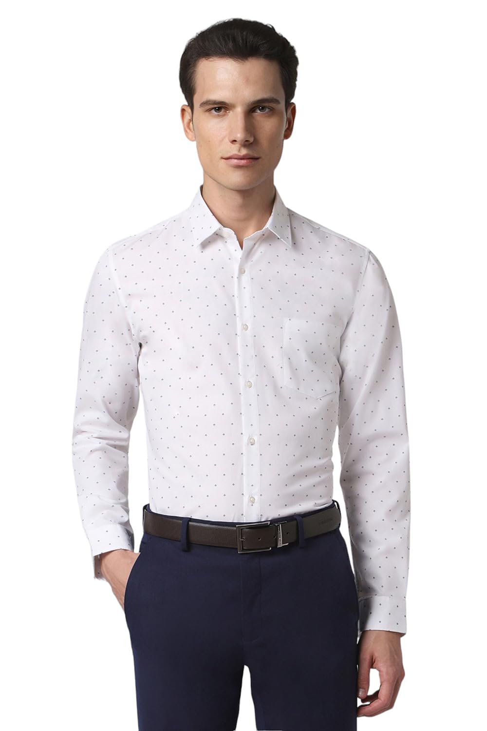 Peter England Men's Regular Fit Shirt