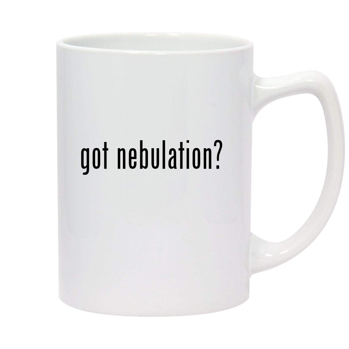 got nebulation? - 14oz White Ceramic Statesman Coffee Mug