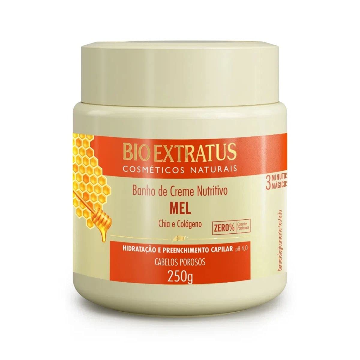 Bio Extratus - Linha Mel - Banho de Creme Nutritivo 250 Gr - (Honey Collection - Nourishing Cream Bath Net 8.81 Oz)