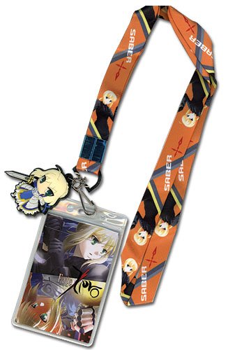 Great Eastern Entertainment Fate Zero - Saber Lanyard Multicolored, 5"